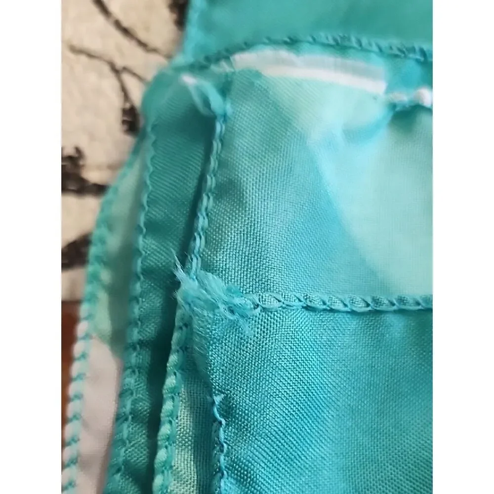 Newport Stripes Turquoise Scarf with Pastel Corner